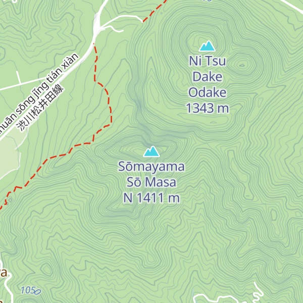 Map of Sōmayama   Sō Masa N