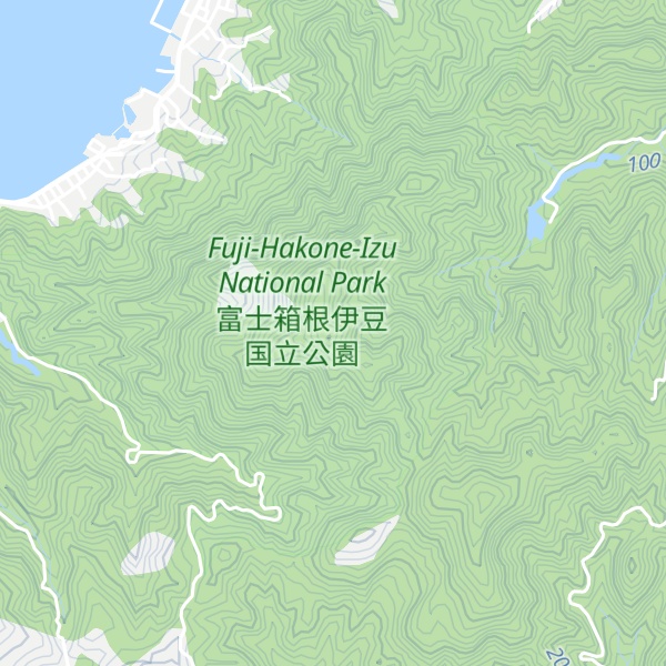 Map of Mt. Hottanjozan Nagahama