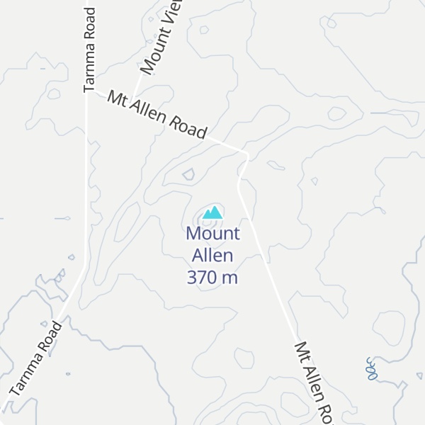 Map of Mount Allen