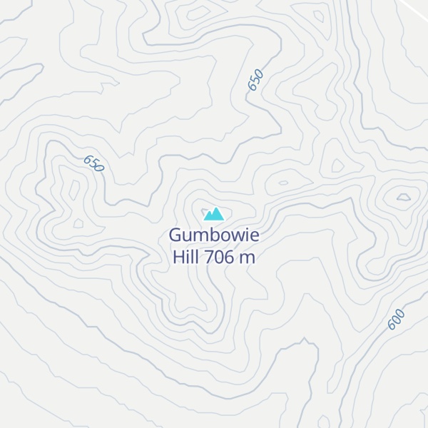 Map of Gumbowie Hill