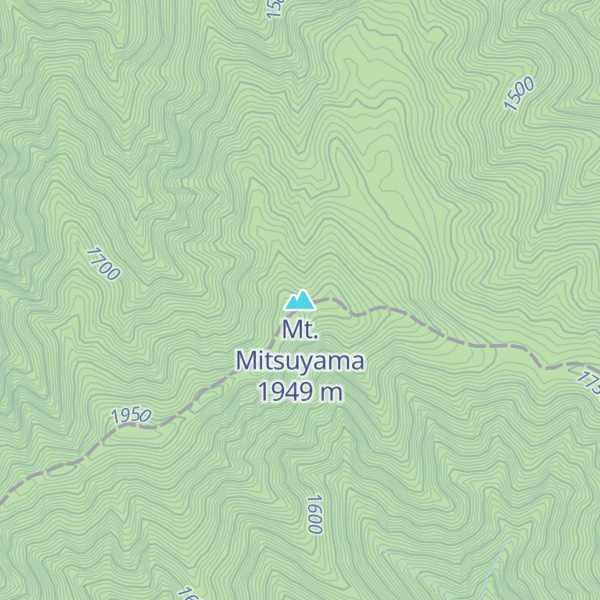 Map of Mt. Mitsuyama