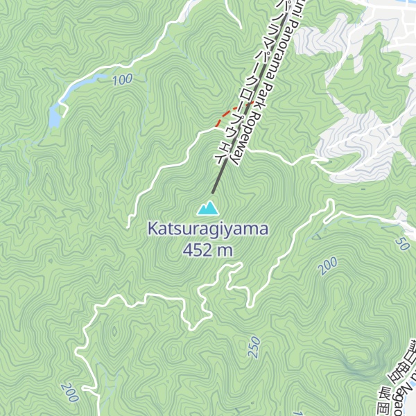 Map of Katsuragiyama