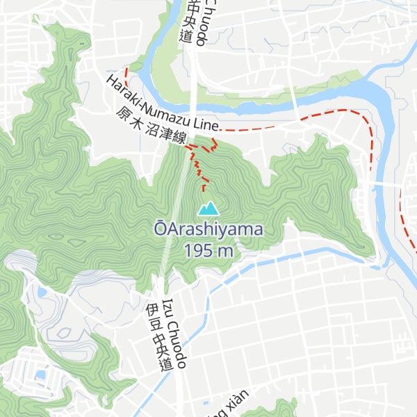 Map of ŌArashiyama