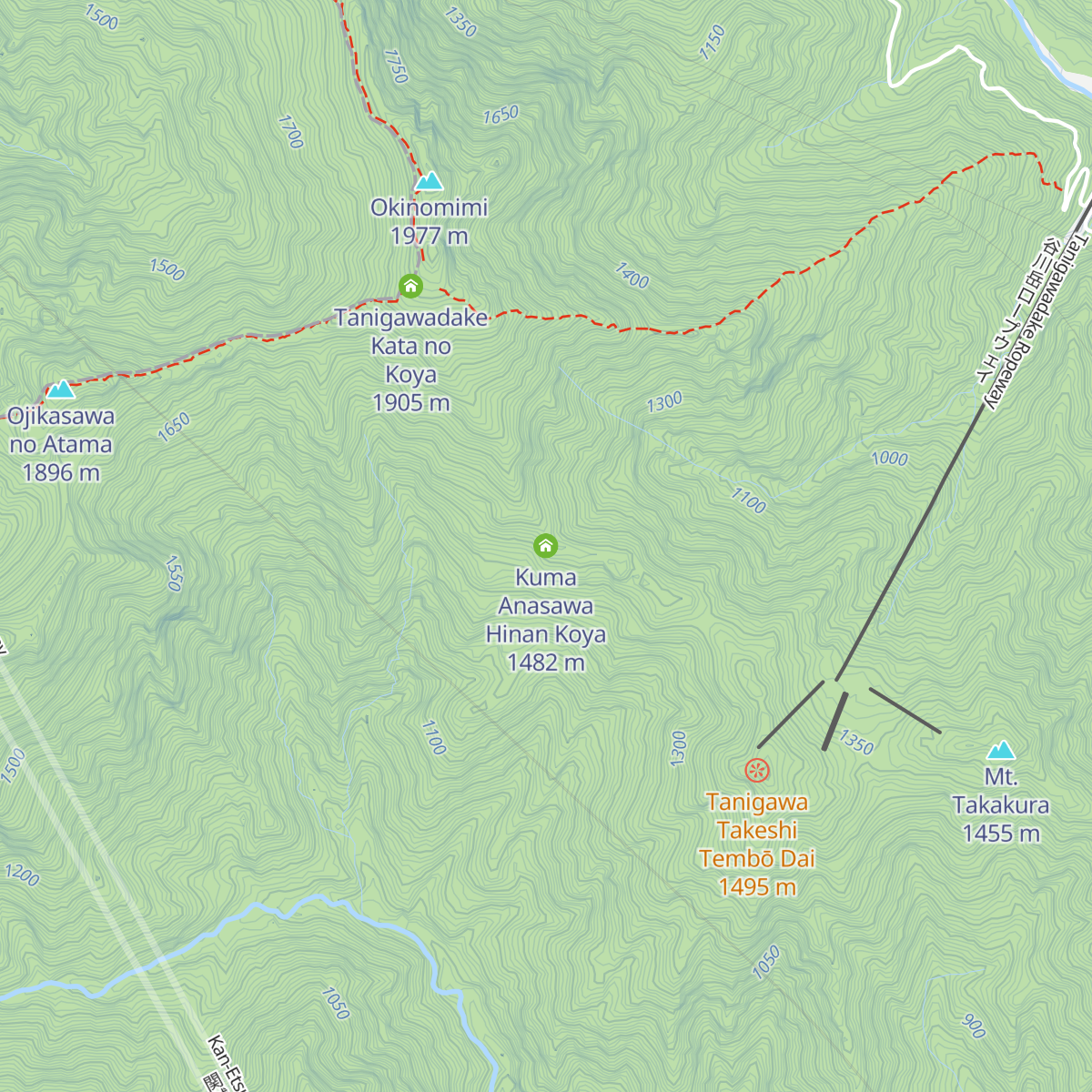 Kuma Anasawa Hinan Koya map