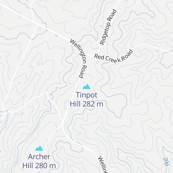 Map of Tinpot Hill
