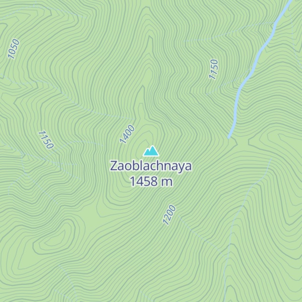 Map of Zaoblachnaya