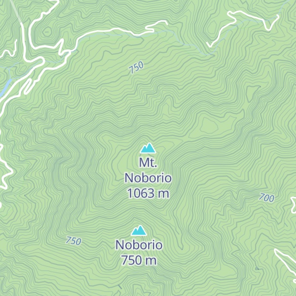Map of Mt. Noborio