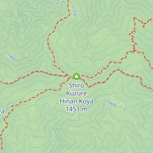 Map of Shiro Kuzure Hinan Koya