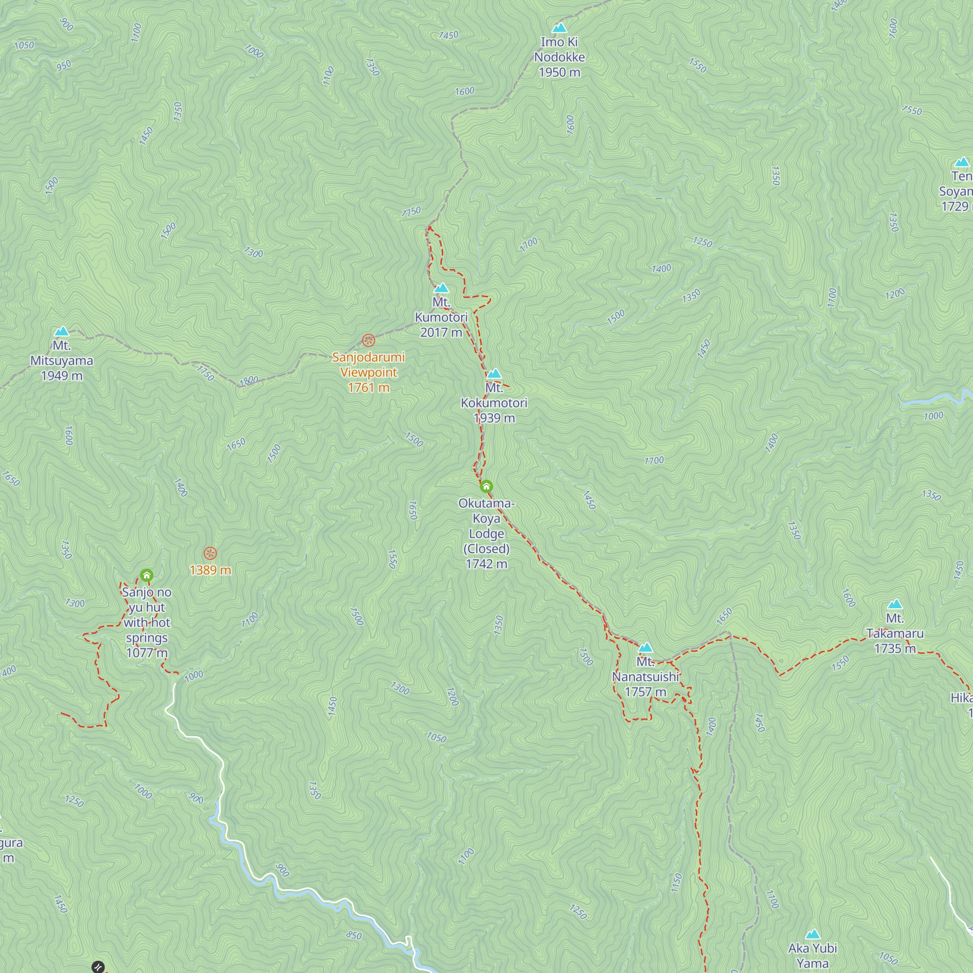 Okutama-Koya Lodge (Closed) map