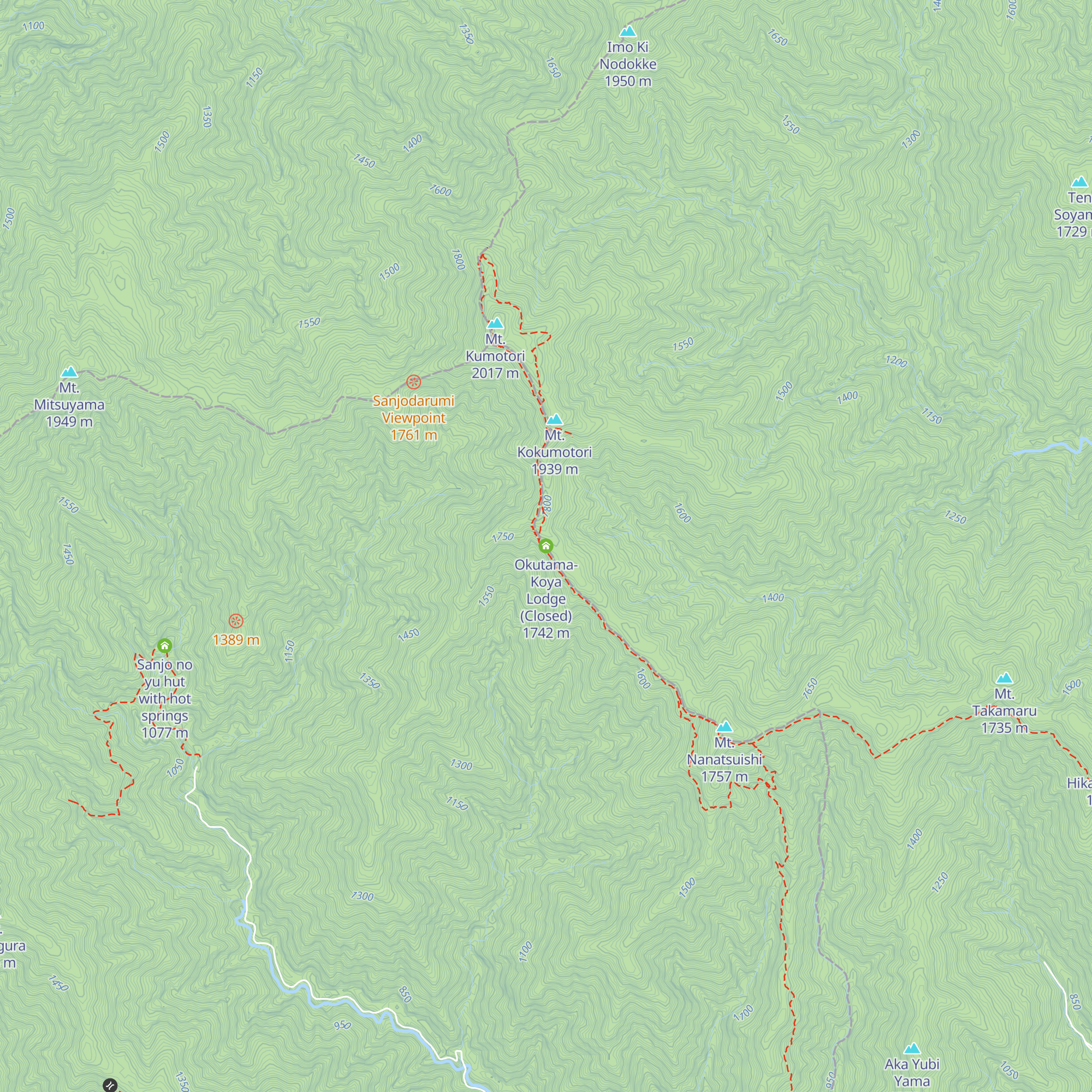 Okutama-Koya Lodge (Closed) map