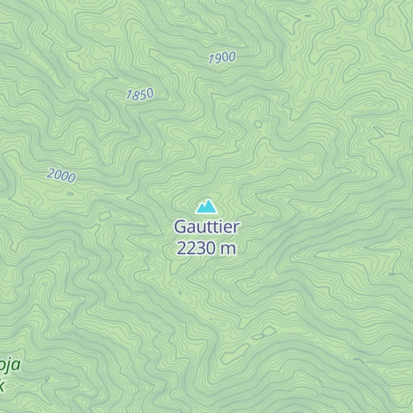 Map of Gauttier