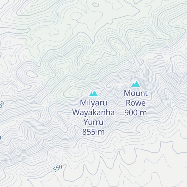 Map of Milyaru Wayakanha Yurru