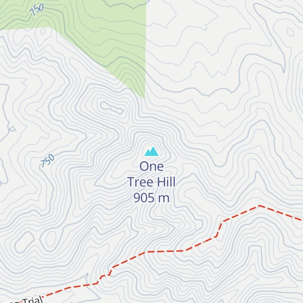 Map of One Tree Hill