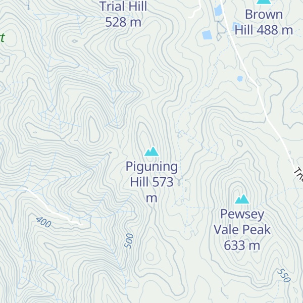 Map of Piguning Hill