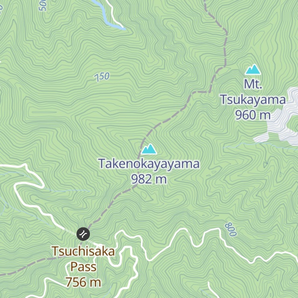 Map of Takenokayayama