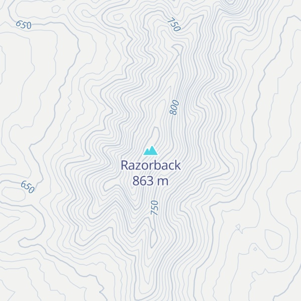 Map of Razorback