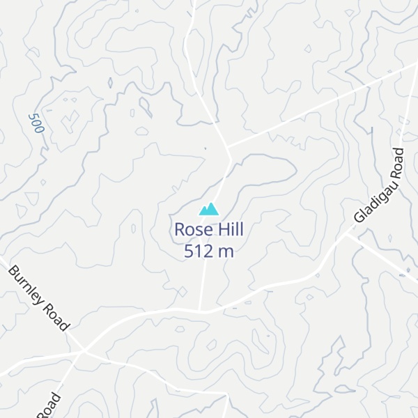 Map of Rose Hill