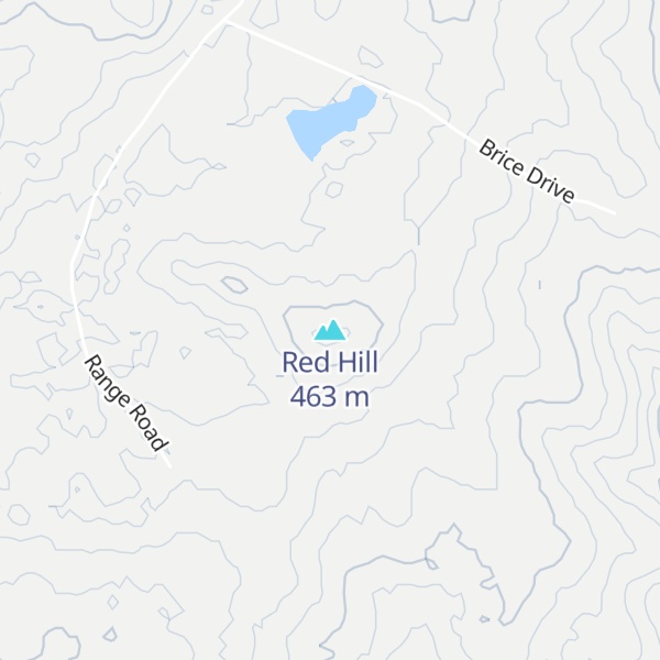 Map of Red Hill