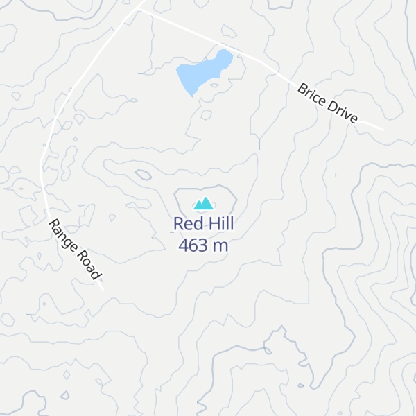 Map of Beevor Estate Hill