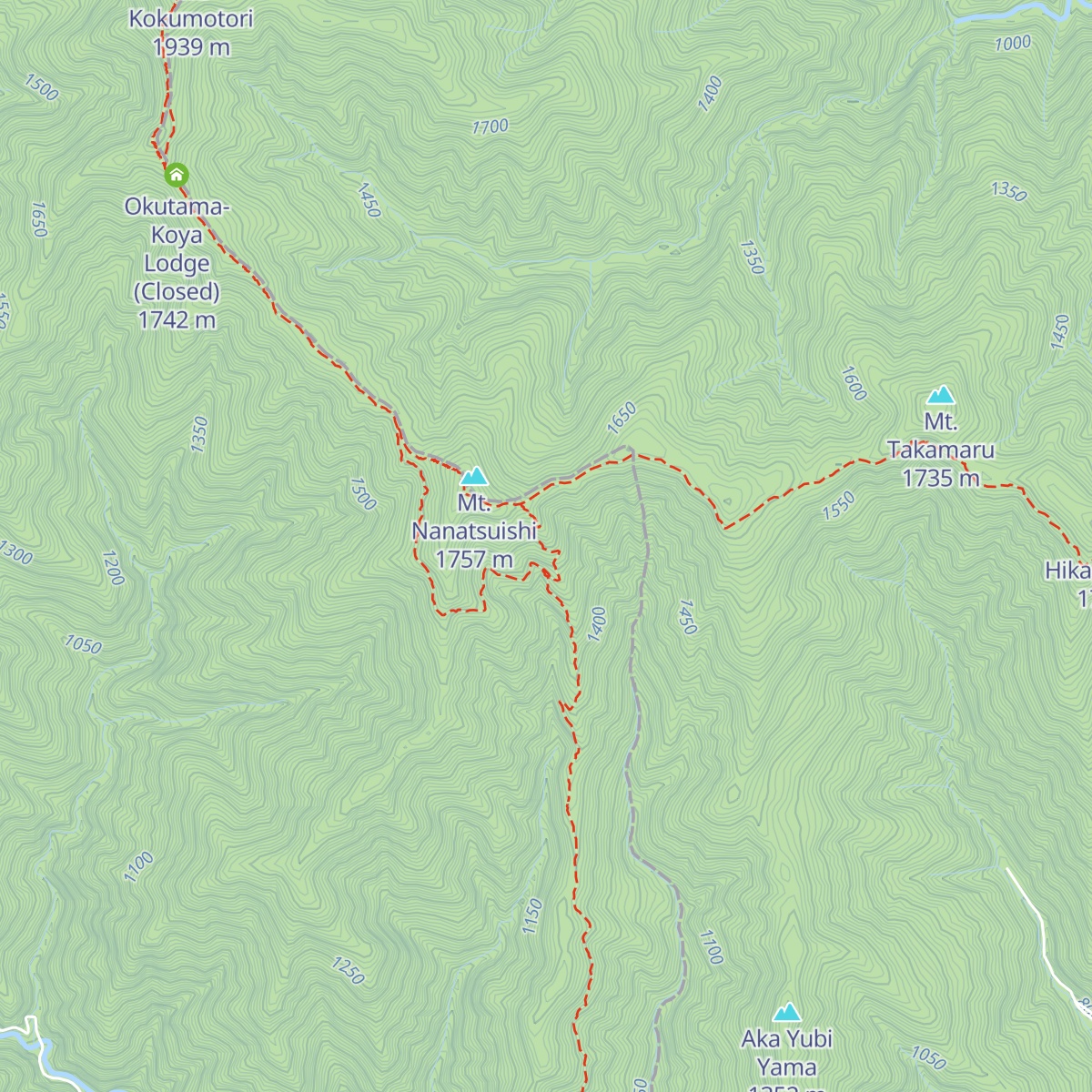 Nanatsuishi-Koya Lodge map