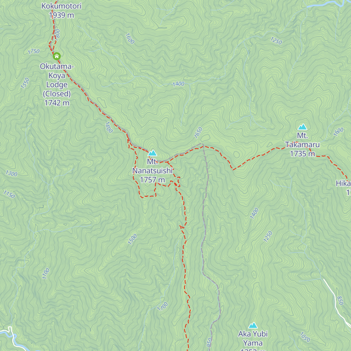Nanatsuishi-Koya Lodge map