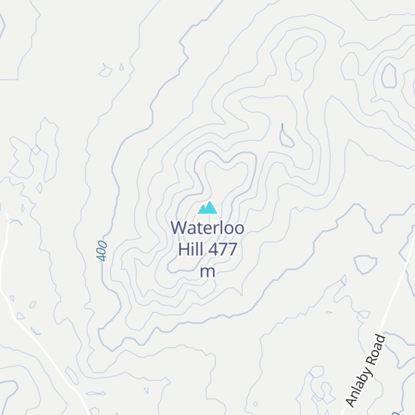 Map of Waterloo Hill