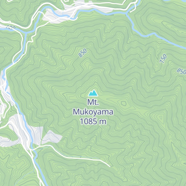 Map of Mt. Mukoyama