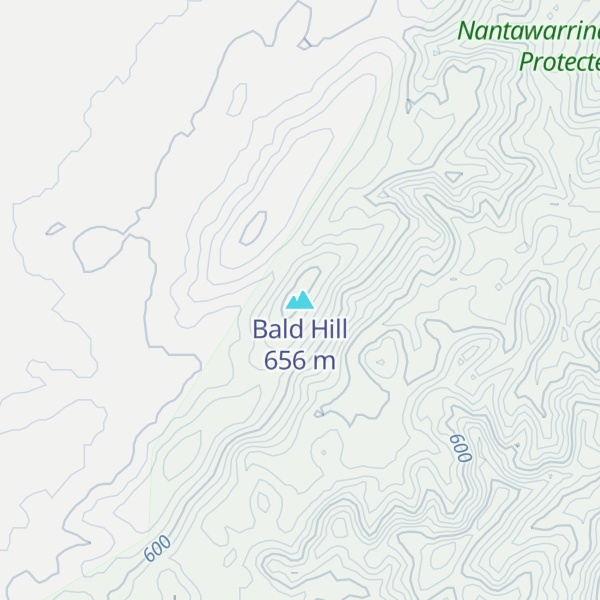Map of Bald Hill