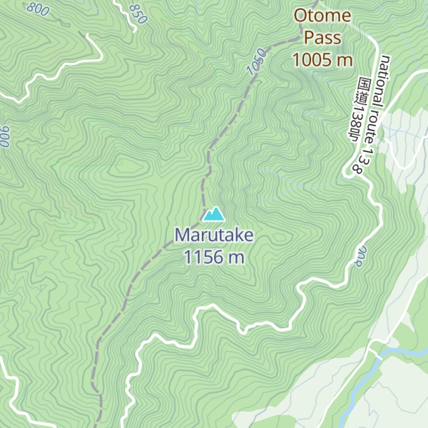 Map of Marutake