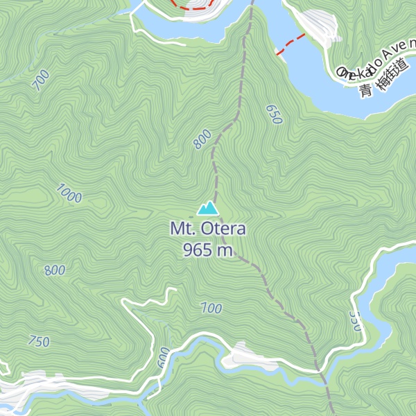 Map of Mt. Otera
