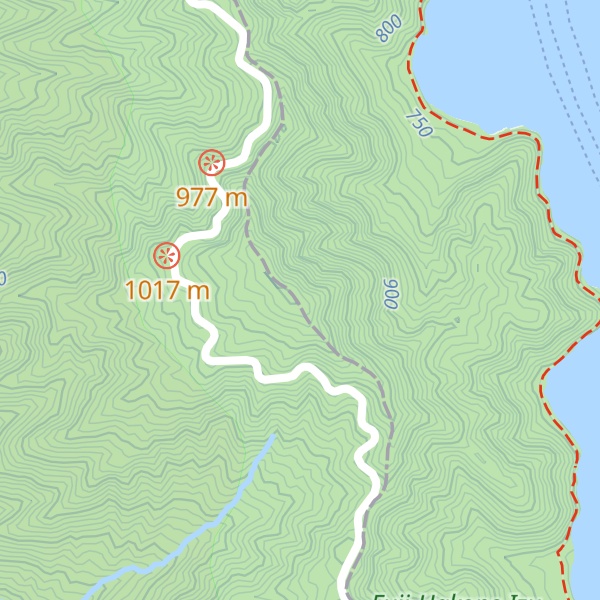 Map of Mt. Mikuni