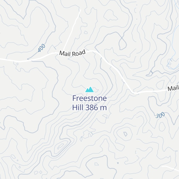 Map of Freestone Hill
