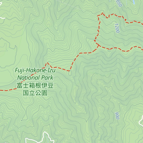 Map of Mt. Tozuka