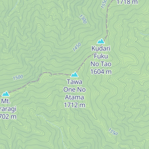 Map of Tawa One No Atama