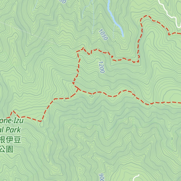 Map of Mt. Banzaburo