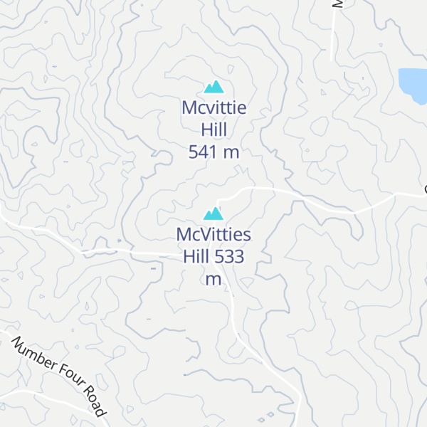 Map of McVitties Hill