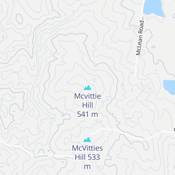 Map of Mcvittie Hill