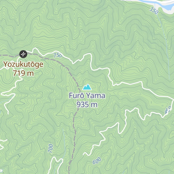 Map of Furō Yama