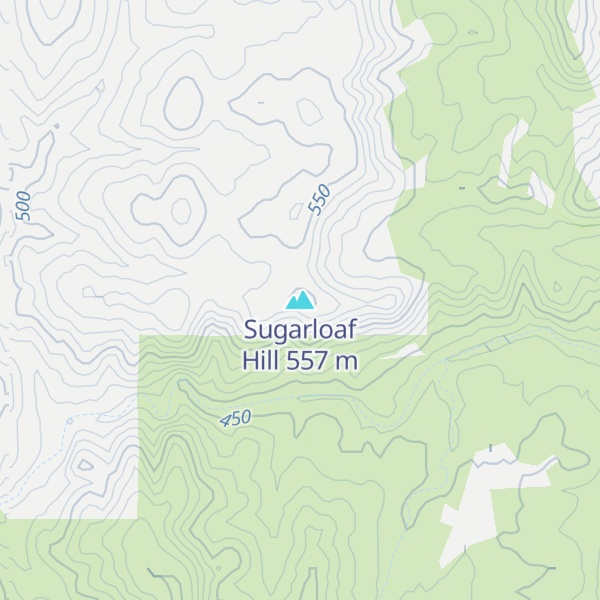 Map of Sugarloaf Hill