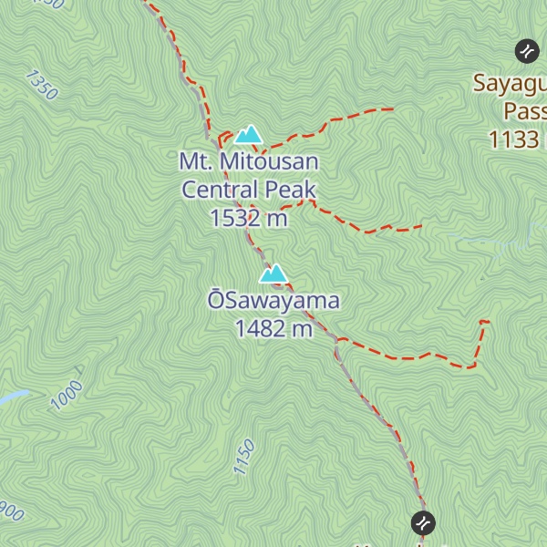 Map of ŌSawayama