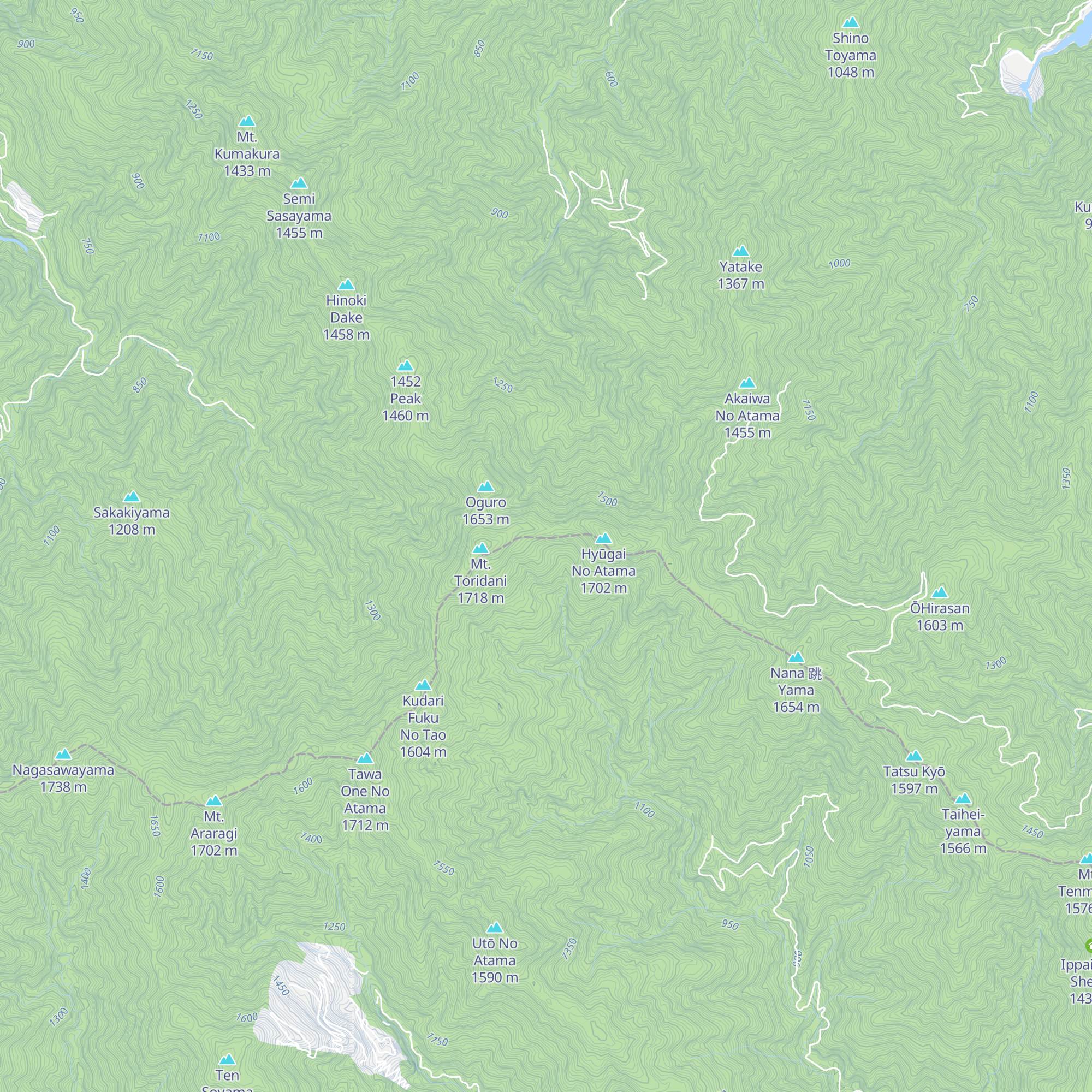 Toridaniya Hut map