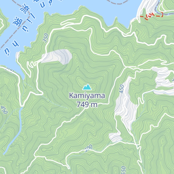 Map of Kamiyama