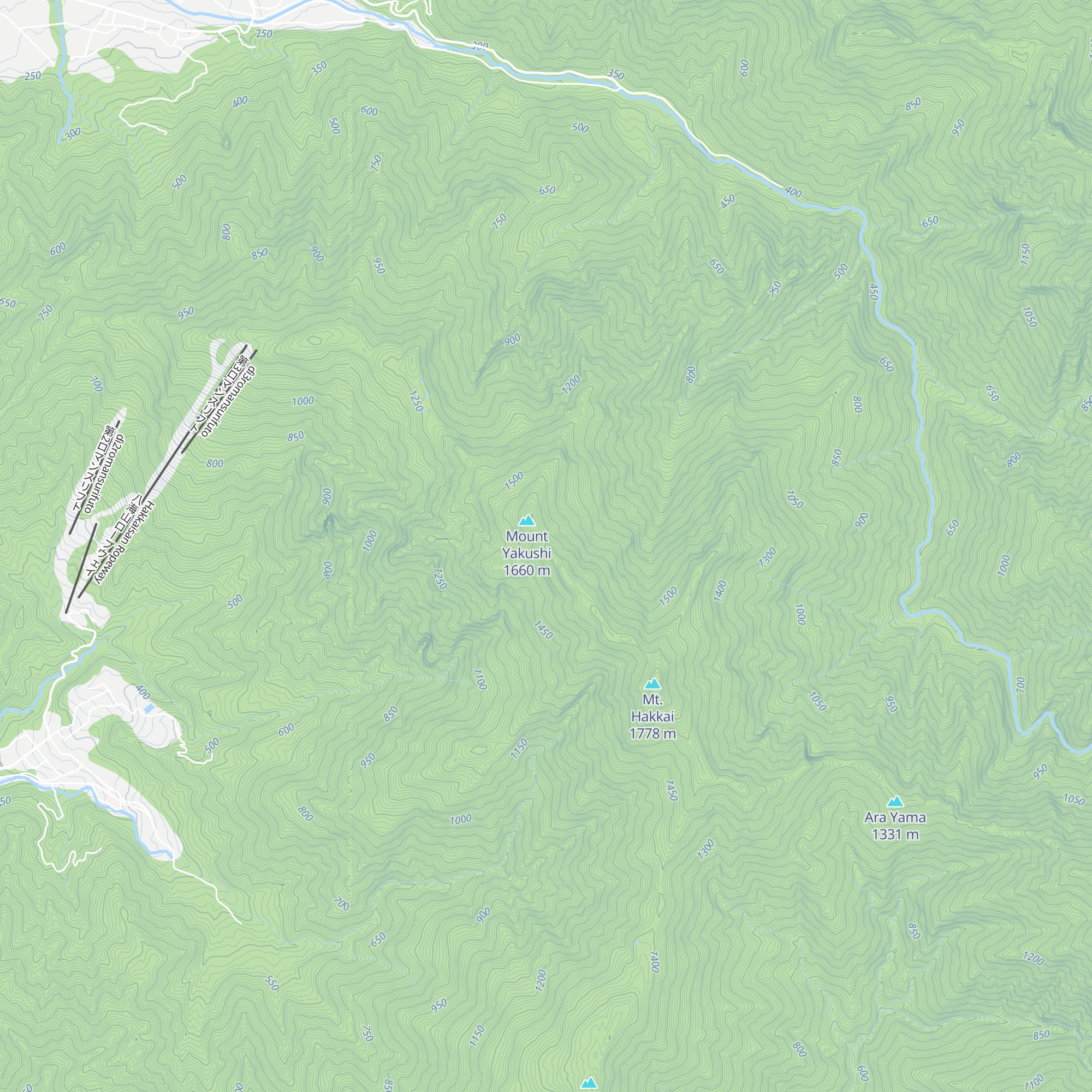 Sembon Hinoki Koya map