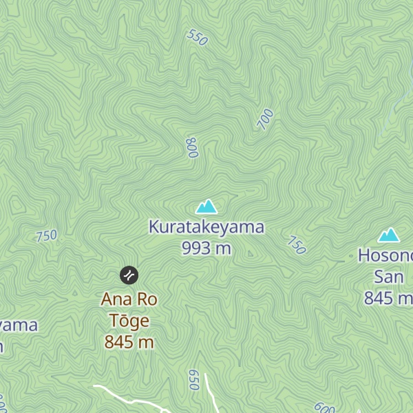 Map of Kuratakeyama