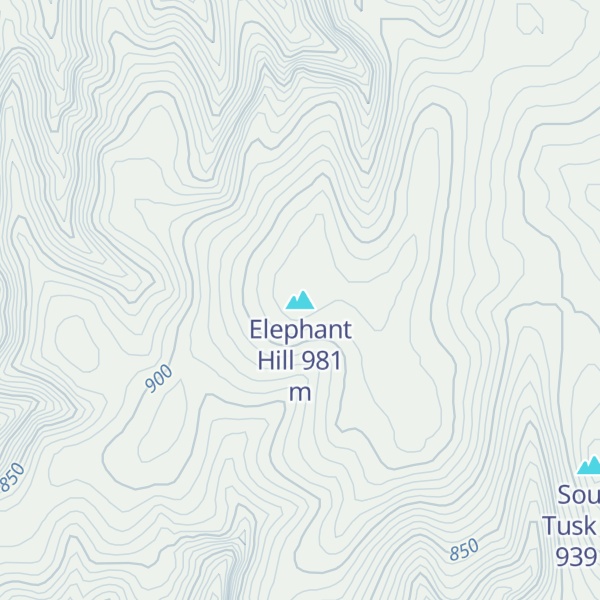 Map of Elephant Hill