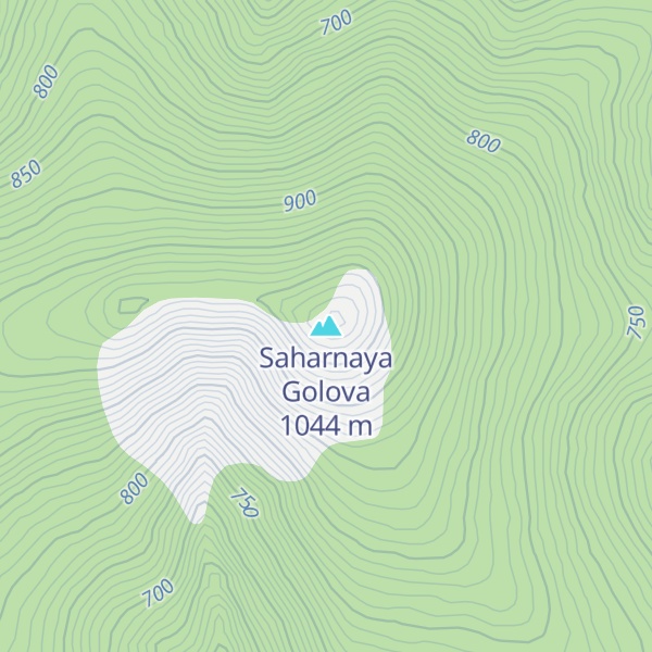 Map of Saharnaya Golova