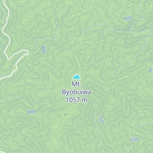 Map of Mt. Byobuiwa