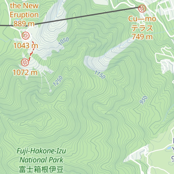 Map of Mt. Sōun