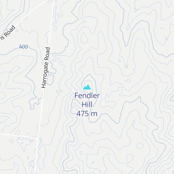 Map of Fendler Hill