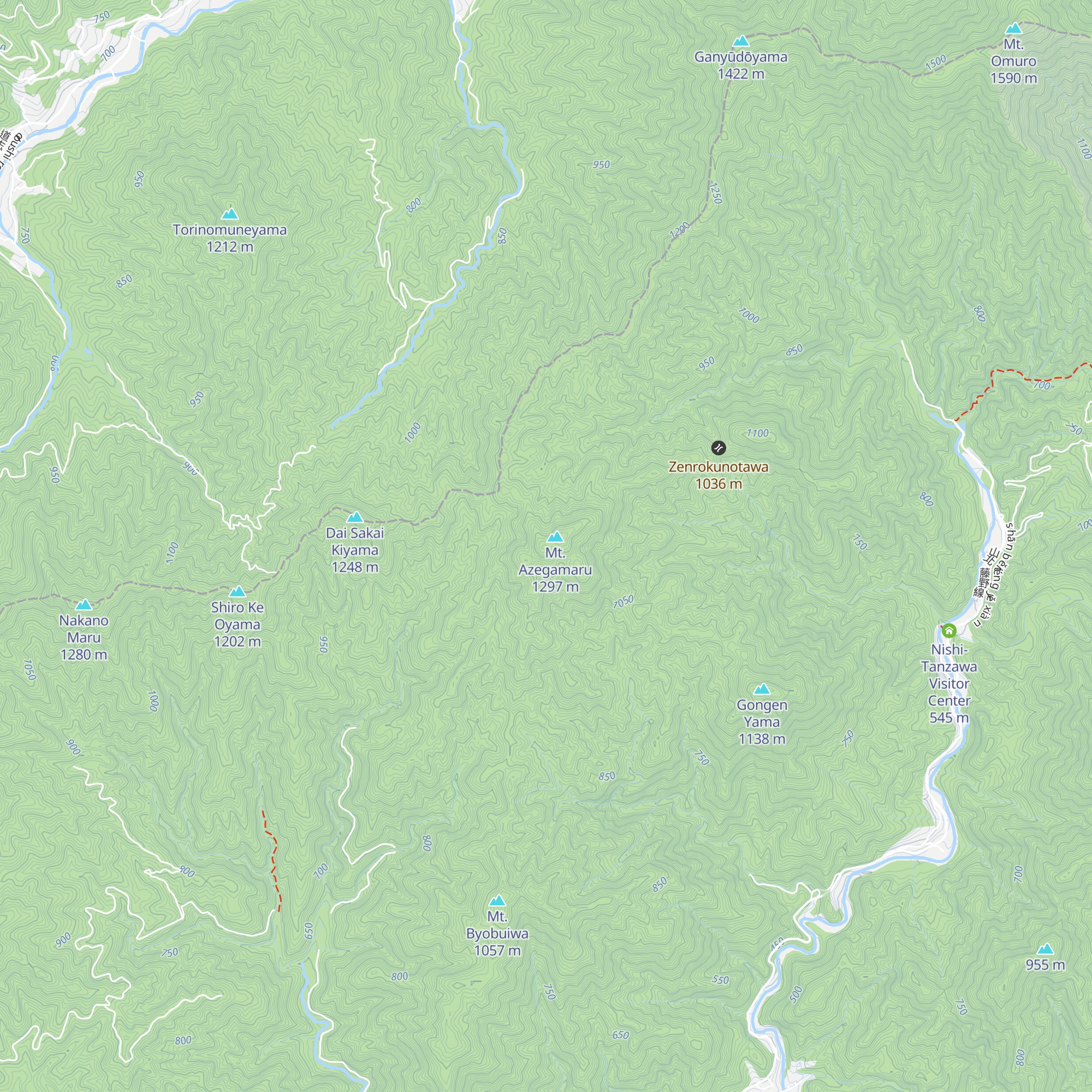 Aze Ke Maru Hinan Koya map